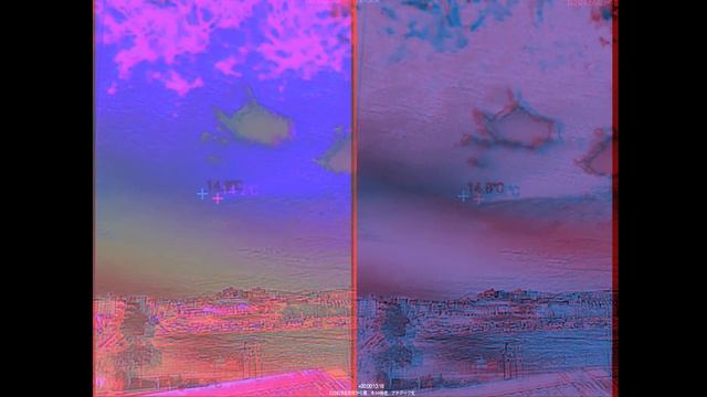 DOOGEE S98 PRO thermal camera, anaglyph STEREO video DEMO смотреть онлайн
