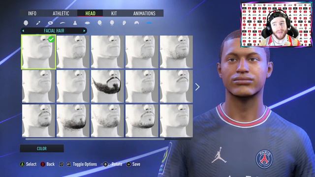 FIFA 22 Kylian Mbappe Pro Clubs Look Alike | Build, Traits & Skill Points | Insane Striker Build смотреть онлайн
