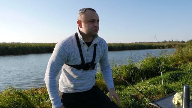 Рыбалка. Ловля Фидером на реке. Хороший клев. Окунь не давал покоя. Плотва.