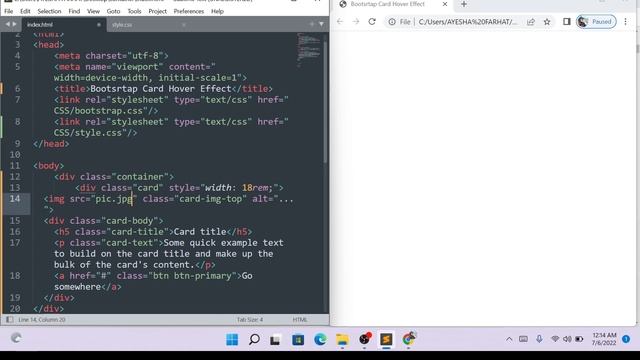 How to Create Bootstrap Card Hover Effect || Easy Bootstrap 5 Card Hover Effect смотреть онлайн