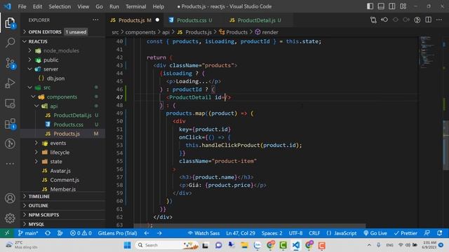 Khoá học ReactJS 2022: Bài 24 - Fetch API trong React JS - Get Detail Data смотреть онлайн