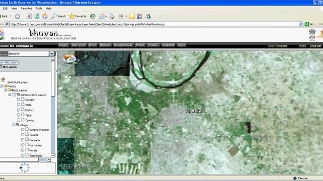 Virtual trip to Tajmahal (India) using Bhuvan ISRO смотреть онлайн