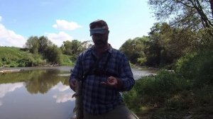 Сом на перекате. "Глухолетье" на Упе.