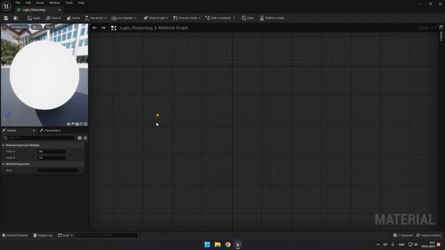 Уроки Unreal Engine 5 - Мигание источников освещения смотреть онлайн