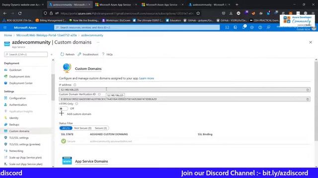 Deploy Dynamic Website on AZURE смотреть онлайн