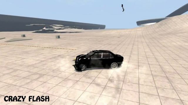 BeamNG Drive / Gridmap / Crash Testing Mitsubishi Black #44 смотреть онлайн