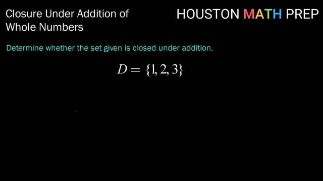 Closure Under Addition (Sets of Whole Numbers) смотреть онлайн