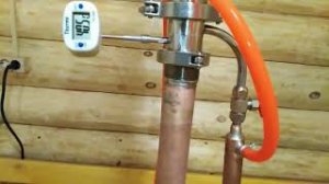 Самогонный аппарат. Испытание царги сделанной своими руками..mp4