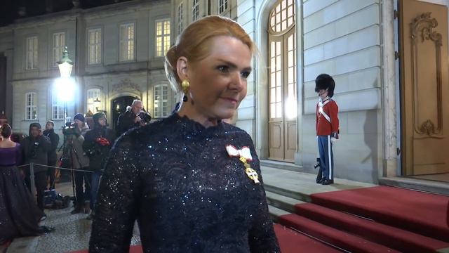 Elegante ministre ankom med stil til nytårskur hos dronningen смотреть онлайн