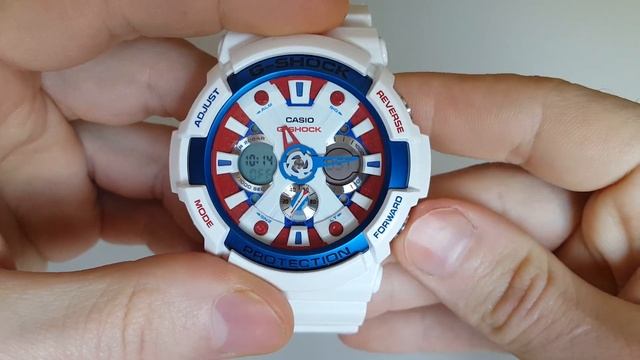 Обзор и настройка Casio G-Shock GA-201TR-7A смотреть онлайн