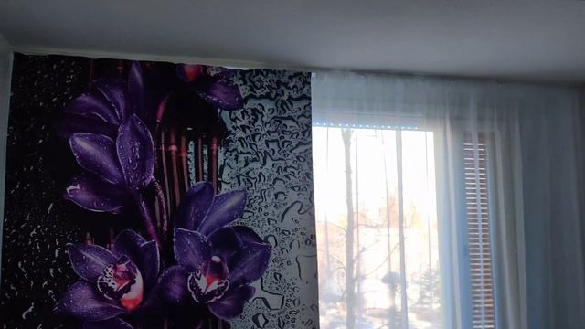 Обзор фотошторы. Ткань блэкаут. смотреть онлайн