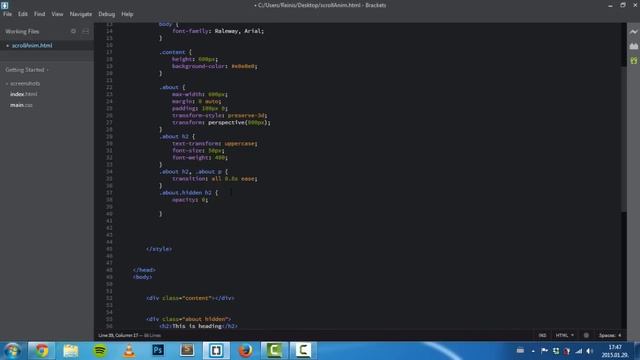 Scroll Activated Animation || HTML, CSS, jQuery смотреть онлайн
