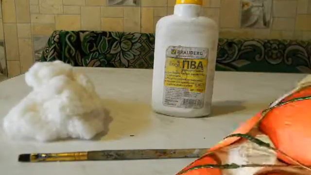 Мандариновые веточки из пенопласта и пластиковых бутылок смотреть онлайн