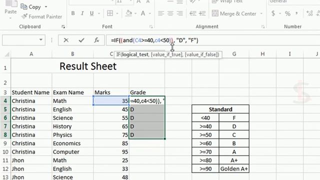 IF Formula in Excel With Multiple Conditions | If Else Statement in Excel | Nested IF And Or смотреть онлайн