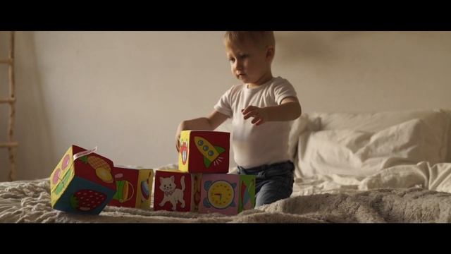 Мягкие кубики (предметы) 