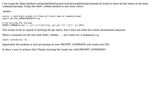 How to show git status and conda environment in command prompt? (2 Solutions!!) смотреть онлайн