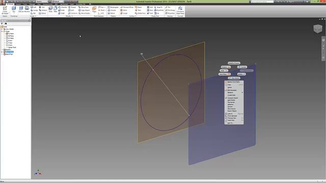 Autodesk Inventor Loft Tutorial - How to Use Loft for 3D Modeling смотреть онлайн