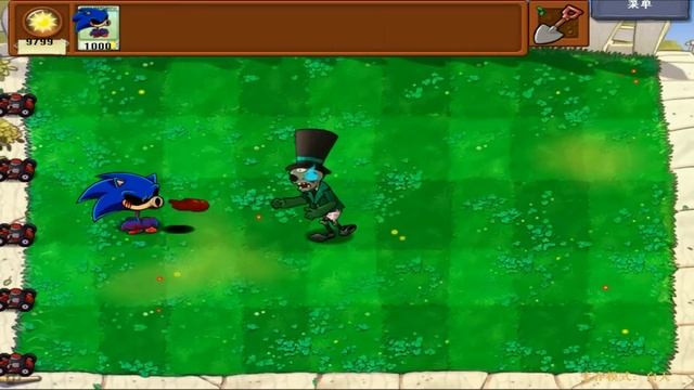 Plants vs Zombies : Sonic.exe Peashooter Full Level Power Up ( pvz Epic Mod 2022 ) смотреть онлайн