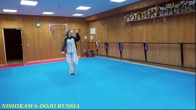 Вадо каратэ ката Чинто (тренировка) смотреть онлайн