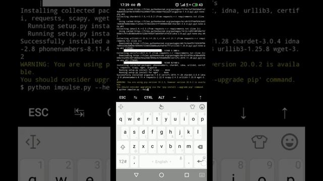 Impulse на Termux. Спам атака SMS и звонками со смартфона смотреть онлайн