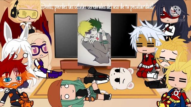 Pro heroes react to bad mood Deku | English/Español смотреть онлайн