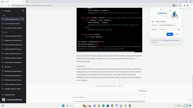 Does Python have private variables in classes смотреть онлайн