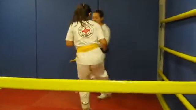 KYOKUSHIN SPARING NATALIE & KRISTINA 29.09.2012. смотреть онлайн