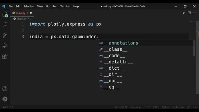 Create a awesome bar chart using python on your own (Just 5 lines of Code) | World of Code смотреть онлайн