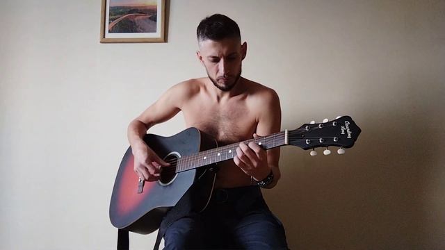 Those Who Wait /Tommy Emmanuel/ cover by a shy guy смотреть онлайн