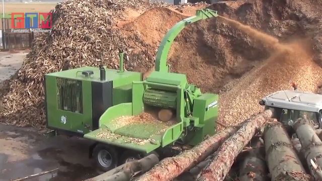 Incredible Powerful Wood Chipper Machines, Productivity Monster Tree Shredder Machines Working