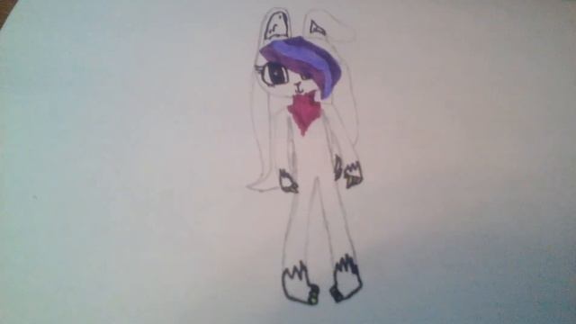 Рисую Фиалку. (Моя меховая кроля.) смотреть онлайн