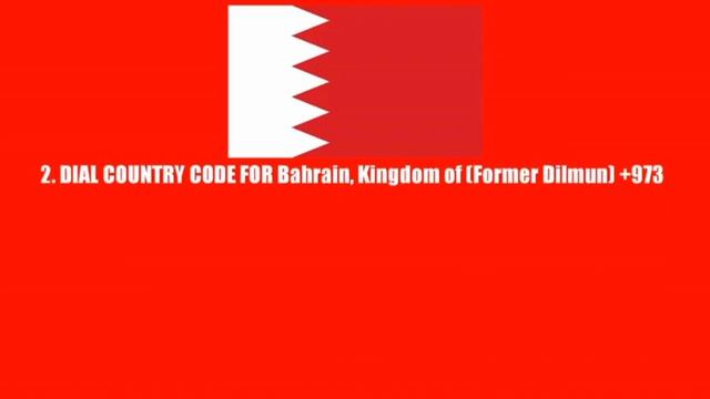 International Country Dialing Code Of Bahrain | City Dialer code Of Bahrain смотреть онлайн