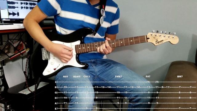 Sunflower - Rex Orange County ( intro guitar cover - tutorial w/tabs) смотреть онлайн
