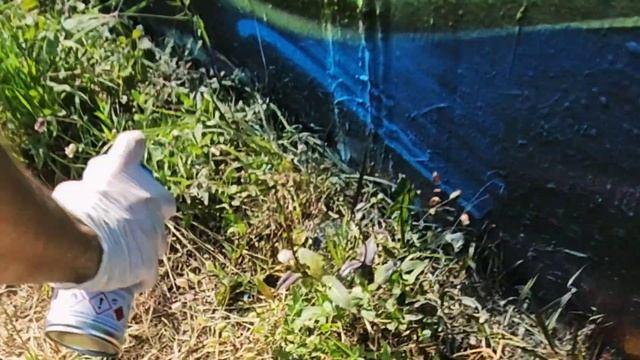 Wild Spraypainting Session , exploading Colors a lot of fun! Graffiti / Painttutorial Step by Step смотреть онлайн