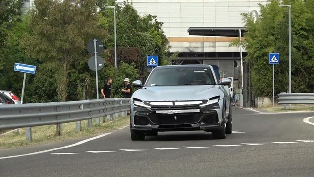 NEW 2024 Ferrari Purosangue - Acceleration SOUND!