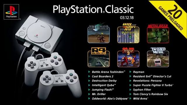 FULL Playstation Classic Games List смотреть онлайн