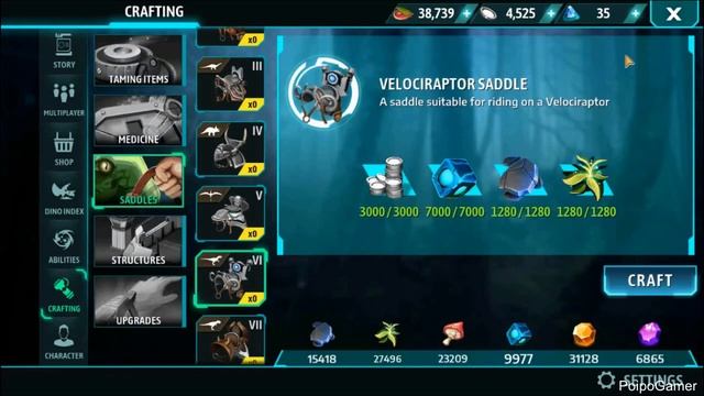 Taming New Velociraptor In Dino Tamers