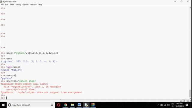 Python in HINDI For Begginers Lec -15 "List inside Tuple" CALL +91 9773038607 For Online Class смотреть онлайн