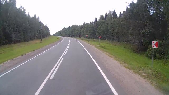 Трасса М8 на Москву. [ Пречистое - Ярославль ] смотреть онлайн