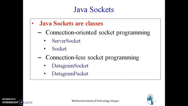 Dr. Pratibha Yalagi- Introduction to Java Sockets смотреть онлайн