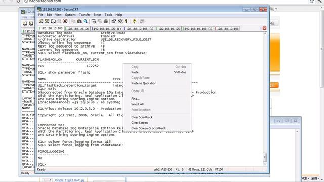 04.02-02_Oracle_10gR2_RACDG_4.2 Step2 Enable Force Logging(2012_01_13).flv смотреть онлайн