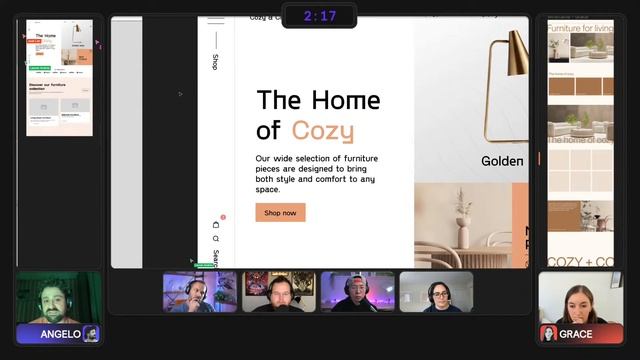 RDL 2 - Match 3: Angelo vs Grace | Minimal Furniture Brand Theme | Web Design Esports on Figma смотреть онлайн