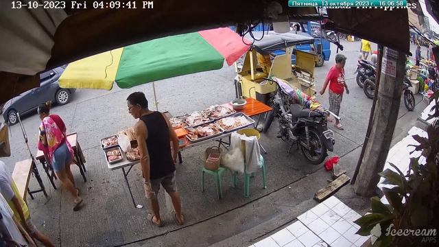 PHILIPPINES - Live Market один день уличного магазина  на Филиппинах