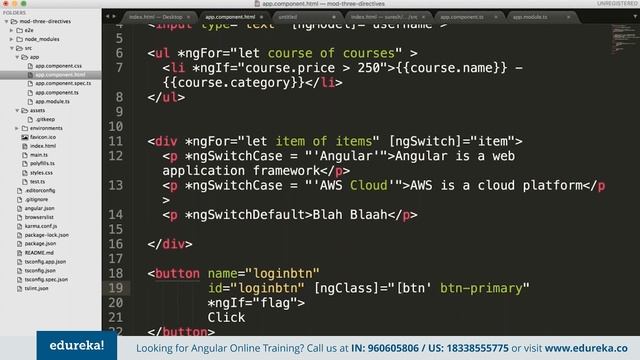 Angular Live - 1 | Getting Started with Angular | Angular 8 Tutorial | Angular Training | Edureka смотреть онлайн