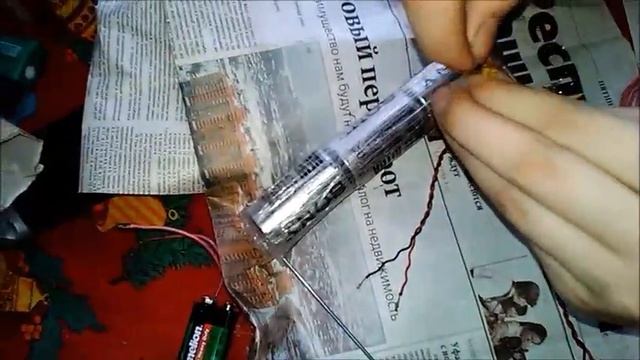 Как сделать новогоднюю петарду с электро запалом смотреть онлайн