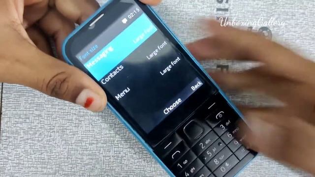 Nokia 225 Font size change