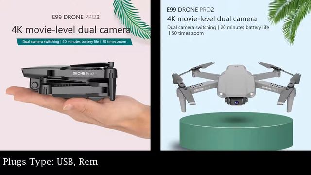 The Best E99 Pro2 RC Mini Drone смотреть онлайн