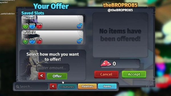 TRADING AERIES IN [BETA] RECODE! 💫🆕 || Creatures of Sonaria