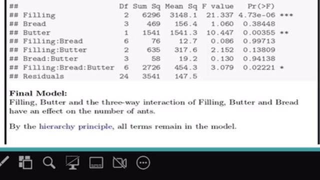 N-WAY Factorial ANOVA смотреть онлайн