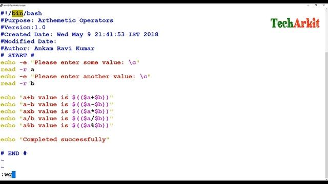 Arithmetic Operators | Shell Scripting Beginners Tutorial-34 смотреть онлайн